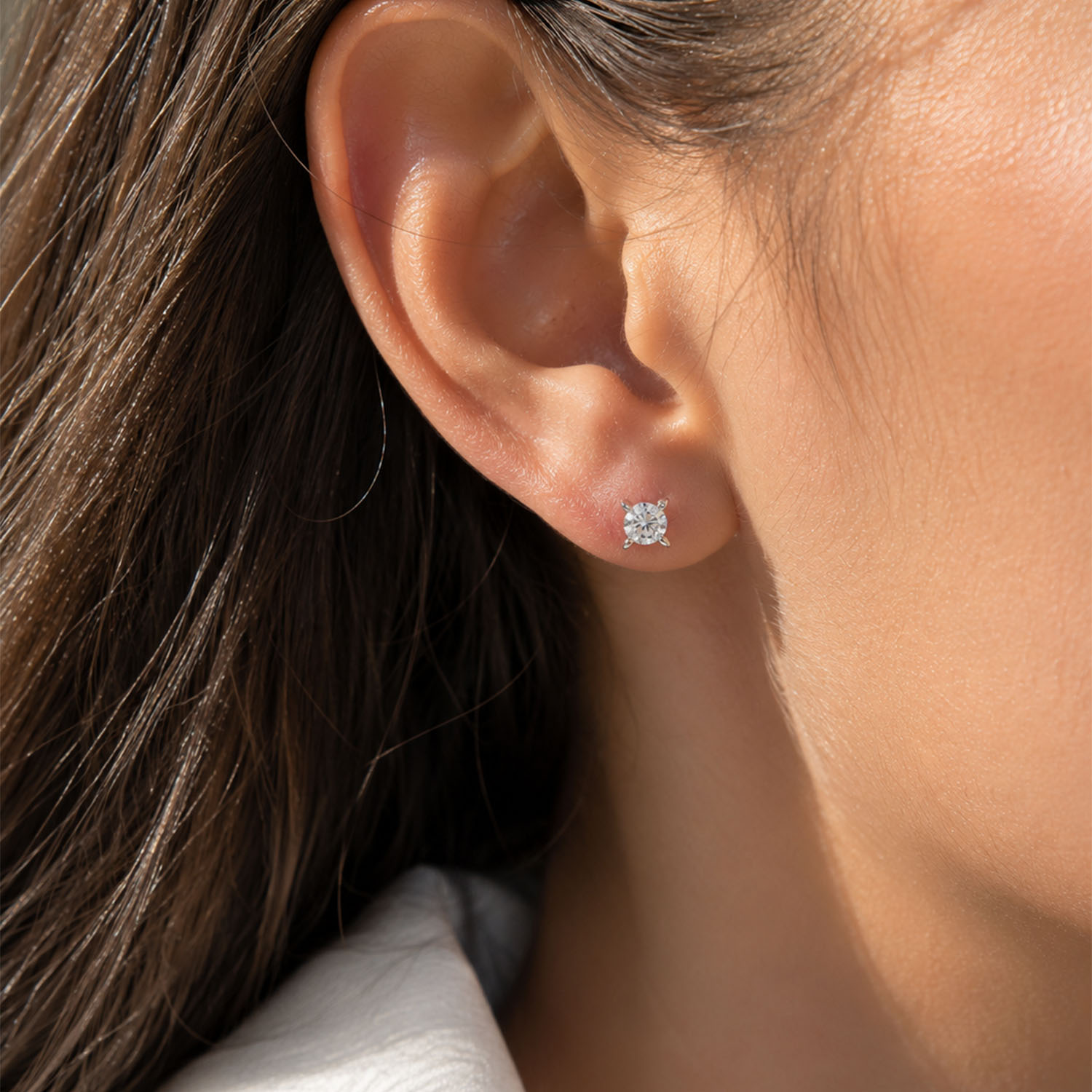 Tektaş Pırlanta Küpe 0,12 Ct